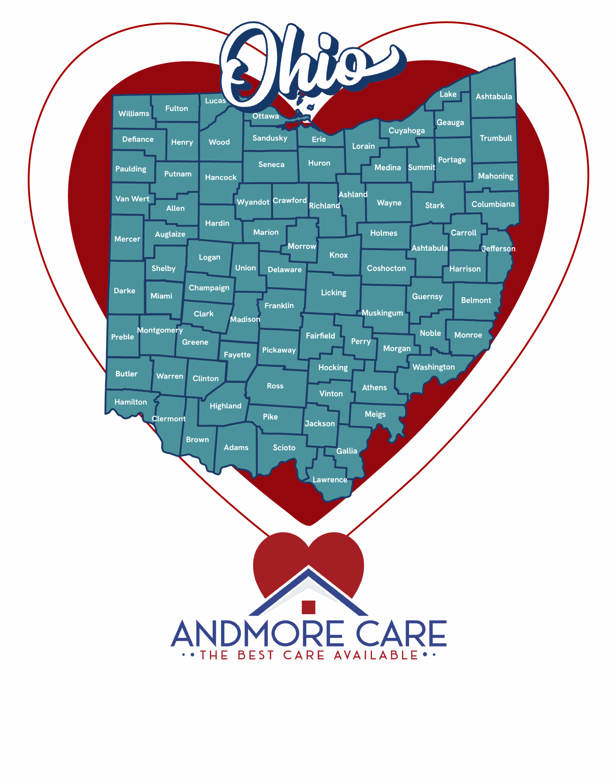 Ohio Counties Andmore Care